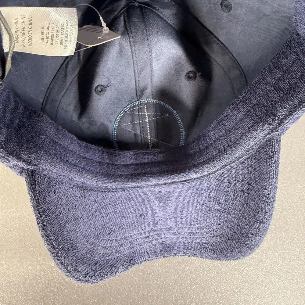 Anthropologie Hat Strapback Hamptons Regatta Yachting Club Terry Cloth Beach